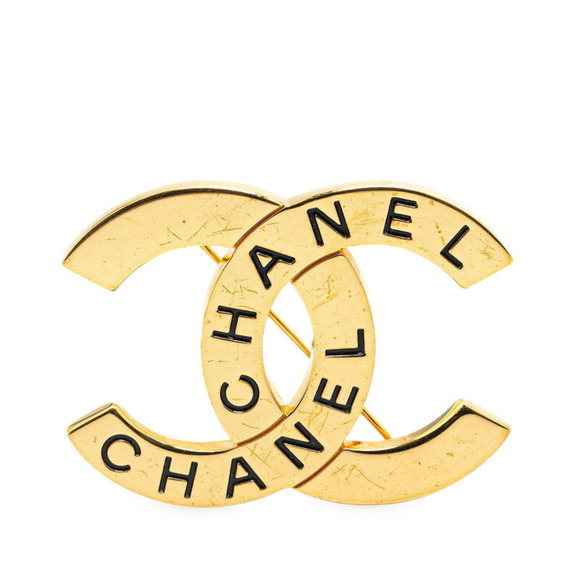 CHANEL Gold Coco Mark Brooch - Picture 1 of 3